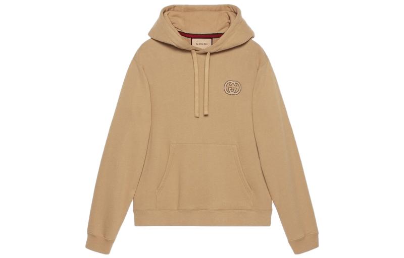 (Women) Gucci SS24 Solid Light Camel Hoodie Sweatshirt 756649-XJF27-2184