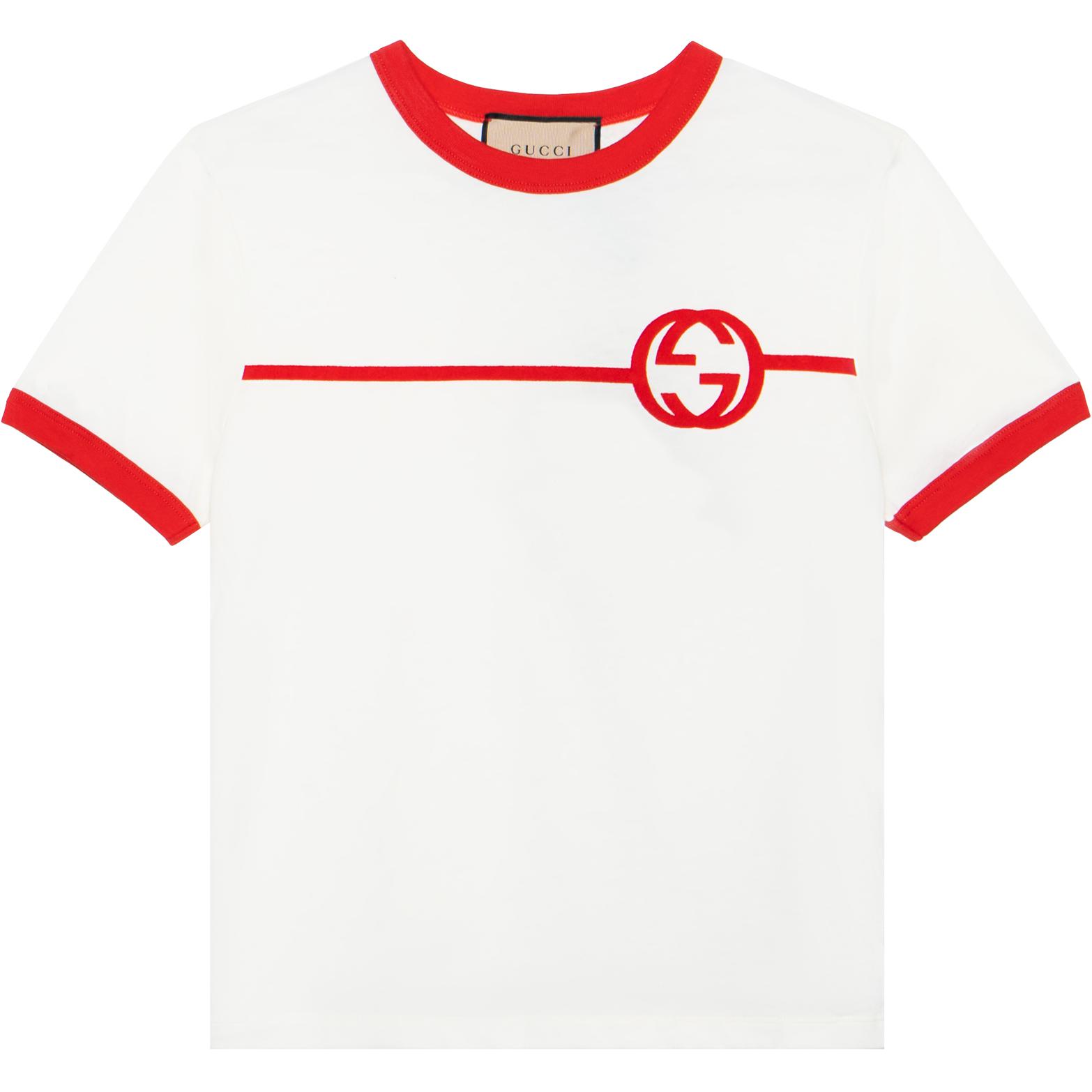 (Women) Gucci SS24 T-Shirt with Logo Print - Off-White 723566-XJF74-9095