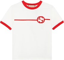 (Women) Gucci SS24 T-Shirt with Logo Print - Off-White 723566-XJF74-9095 (Women) Gucci SS24 T-Shirt with Logo Print - Off-White 723566-XJF74-9095