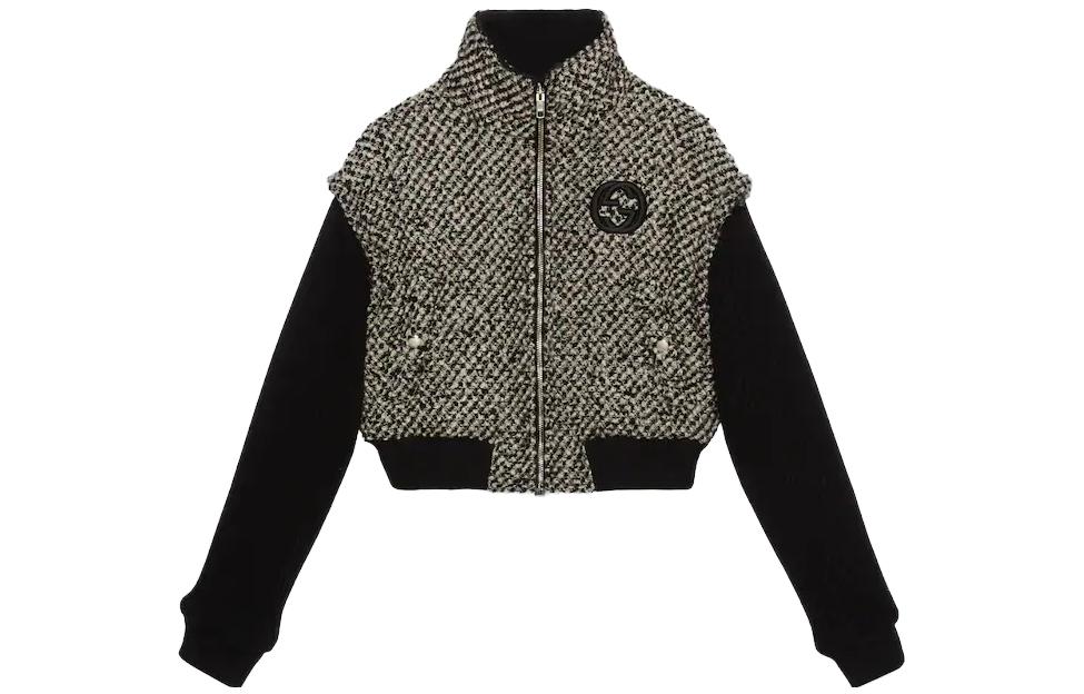 (Women) Gucci SS24 Women’s Quilted GG Embroidered Zip-Up Jacket Multi-Color 761703-ZAPW8-9192
