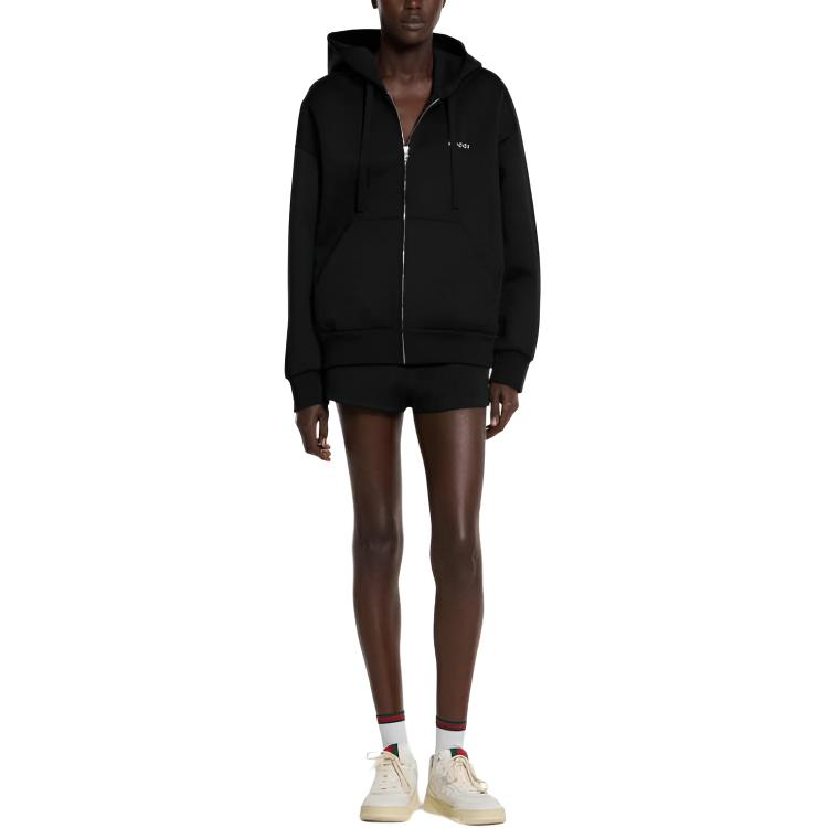 (Women) GUCCI SS25  Solid Color Zip-Up Hoodie. 837975XJHGP 圖 3