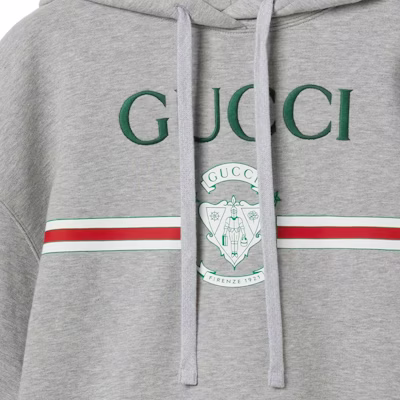 (W) Gucci SS25 Abu-Abu Logo Kaos Lengan Pendek 815988-XJG5F-1056 Cheap (W) Gucci SS25 Abu-Abu Logo Kaos Lengan Pendek 815988-XJG5F-1056