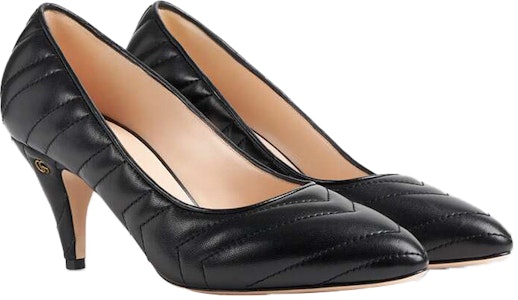 (W) Gucci Stiletto 'Hitam Quilted' 658673-BKO00-1000 Lookbook (W) Gucci Stiletto 'Hitam Quilted' 658673-BKO00-1000