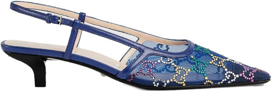 (W) Gucci Stiletto 'Fesyen Runcing Biru 3.5cm' 746033-FAB1M-4343 Order (W) Gucci Stiletto 'Fesyen Runcing Biru 3.5cm' 746033-FAB1M-4343