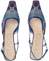 (W) Gucci 高跟鞋 '时尚尖头蓝色 3.5cm' 746033-FAB1M-4343 Lookbook (W) Gucci 高跟鞋 '时尚尖头蓝色 3.5cm' 746033-FAB1M-4343