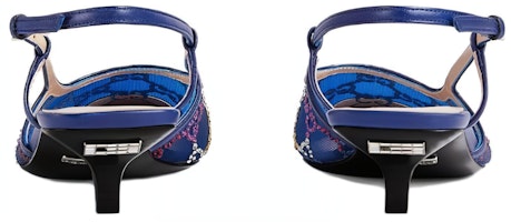 (W) Gucci 高跟鞋 '时尚尖头蓝色 3.5cm' 746033-FAB1M-4343 Shop (W) Gucci 高跟鞋 '时尚尖头蓝色 3.5cm' 746033-FAB1M-4343