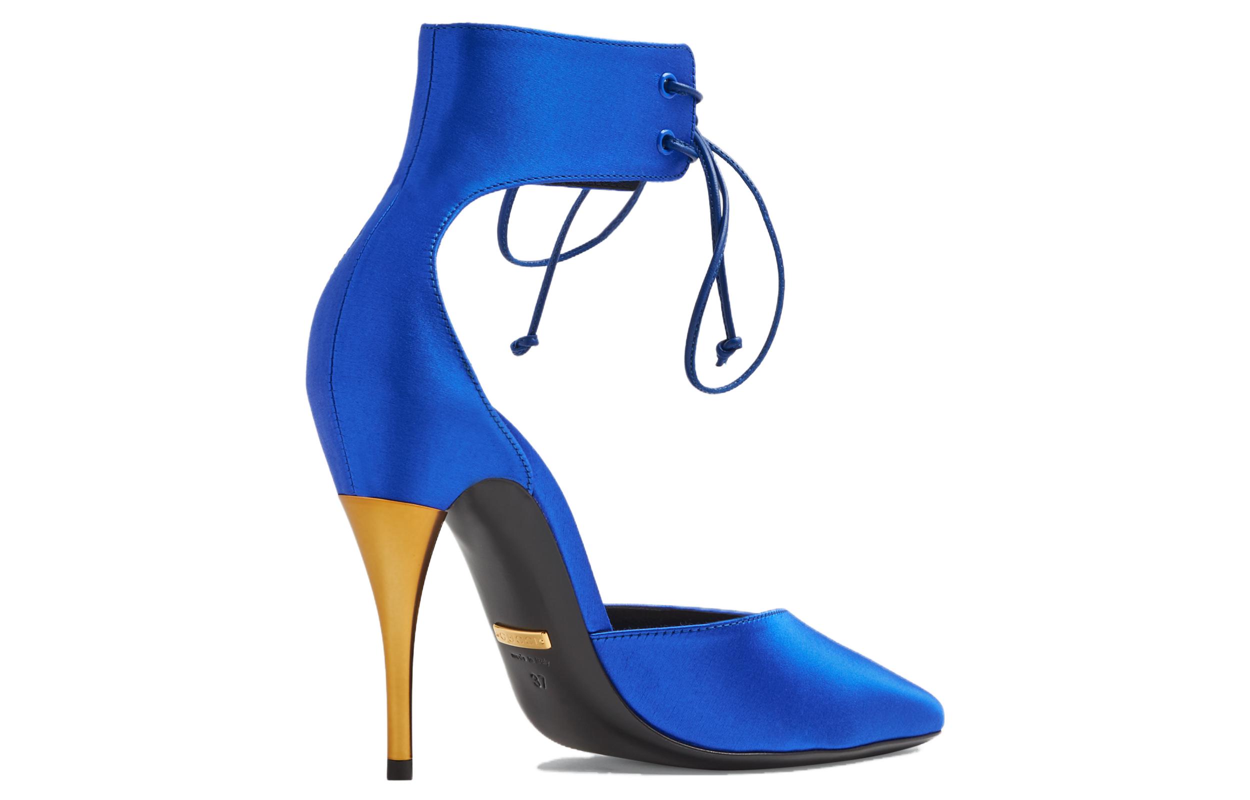 Lookbook (W) Gucci Stiletto Hoge Hak ''Fashion Comfort Blauw'' 752966-F3C20-4347