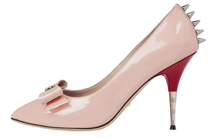 (Women) Gucci Stiletto High Heels 'Nude Patent Leather' 549666-BNC00-5909