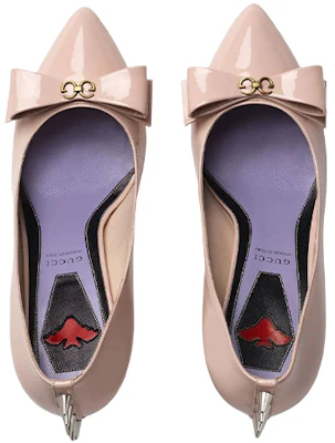 (W) Gucci Stiletto Tumit Tinggi 'Kulit Patent Nude' 549666-BNC00-5909 Lookbook (W) Gucci Stiletto Tumit Tinggi 'Kulit Patent Nude' 549666-BNC00-5909