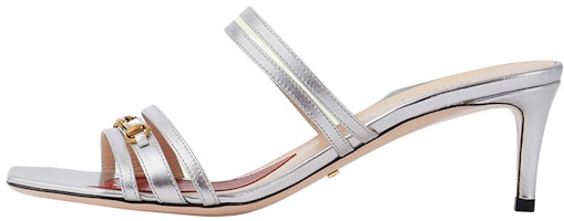 (Women) Gucci Stiletto Slide 'Silver Fashion' 695215-B8B00-8106 (Women) Gucci Stiletto Slide 'Silver Fashion' 695215-B8B00-8106