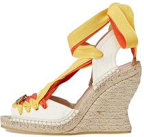 (Women) Gucci Strappy Toe Sandal Heel 'Yellow Beige' 739167-FABR0-9197 (Women) Gucci Strappy Toe Sandal Heel 'Yellow Beige' 739167-FABR0-9197