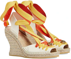 Order (W) Talon Sandale Gucci Strappy Toe ''Jaune Beige'' 739167-FABR0-9197