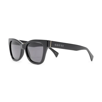 (Women) GUCCI Stylish Rectangle Sunglasses in Black GG1133S001