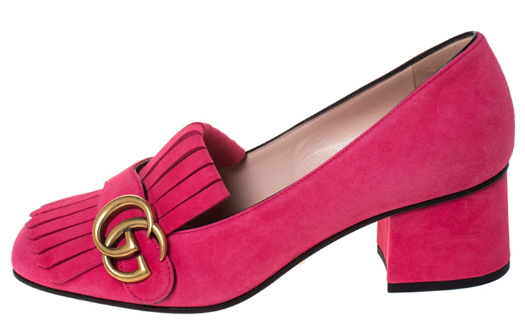 (W) Gucci Suede High Heel 'Pink'
