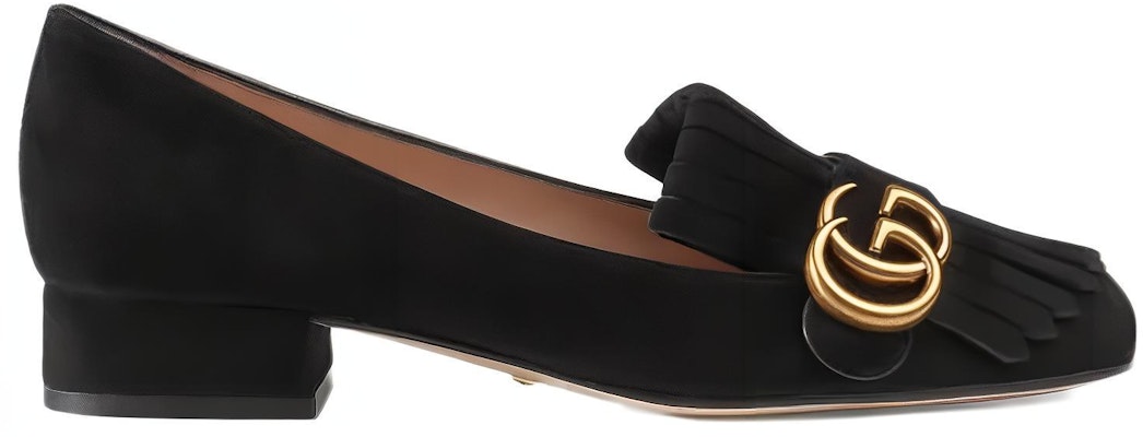 (Women) Gucci Suede Low-Heel 'Black' 453480-C2000-1000 Order (Women) Gucci Suede Low-Heel 'Black' 453480-C2000-1000