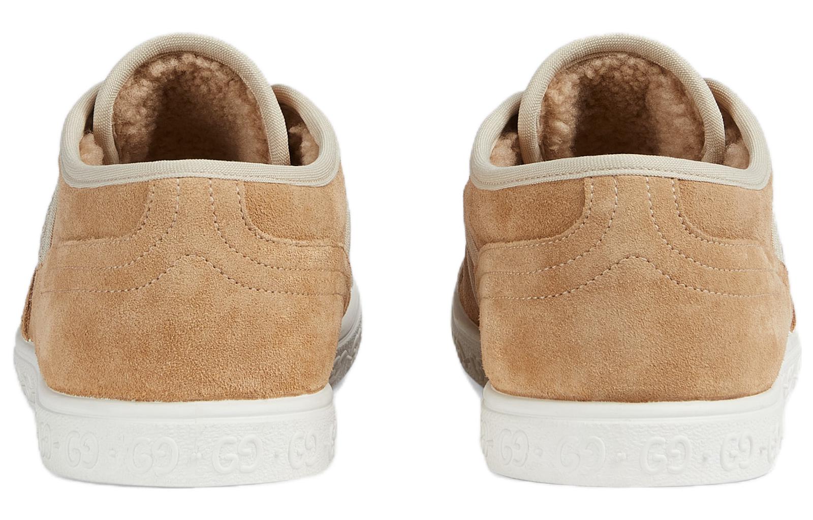 (W) Gucci Suede Low-Top Sneaker 'Beige CMFT Casual' 圖 5