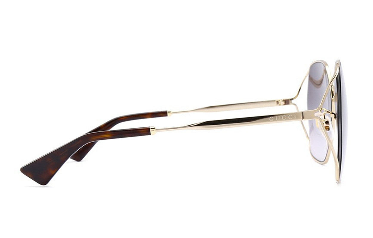 (Women) GUCCI Sunglasses - Gold Frame, Gradient Grey Lenses GG0818SA-001 63 圖 4