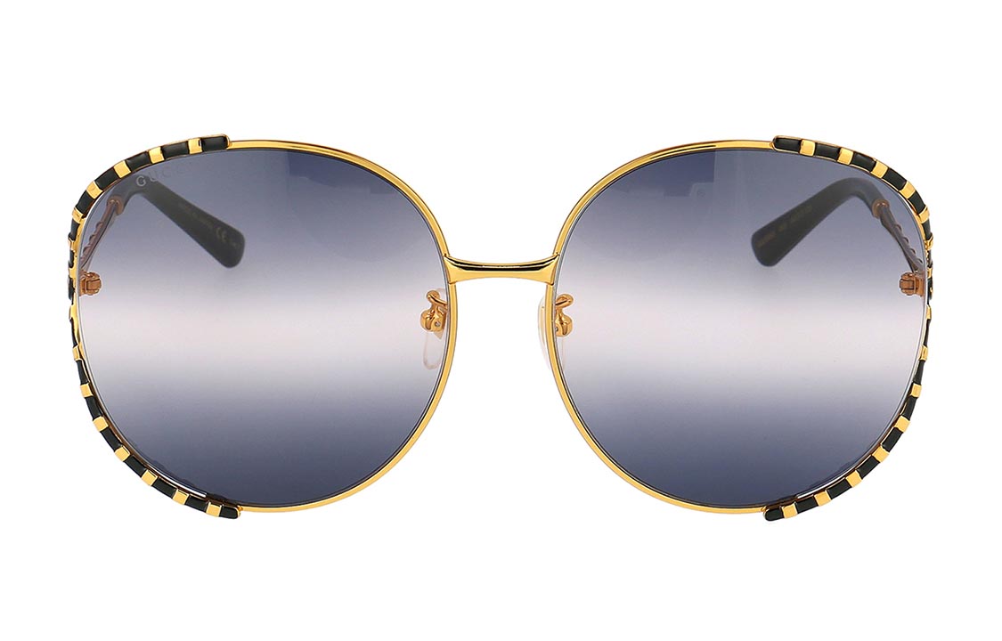 Lookbook (W) GUCCI 金色太陽眼鏡 GG0595S005