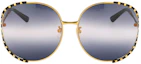 Lookbook (W) GUCCI 金色太陽眼鏡 GG0595S005