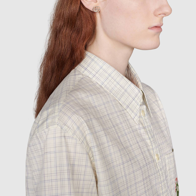 (Women) GUCCI Sweet Style 925 Silver Earrings for Women - Silver 527344-J8440-8164 圖 5