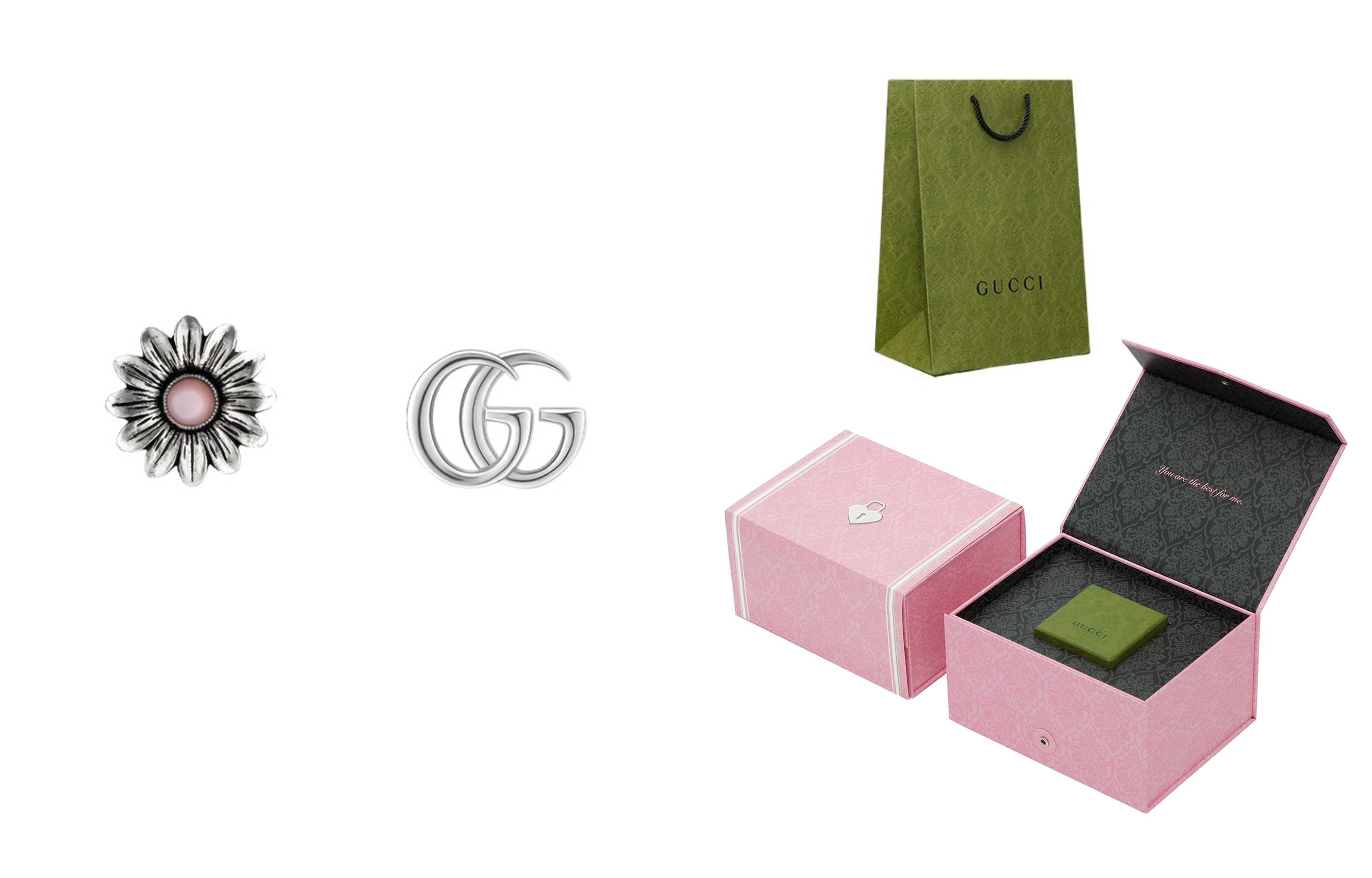 (Women) GUCCI Sweet Style 925 Silver Earrings for Women - Silver 527344-J8440-8164 圖 7