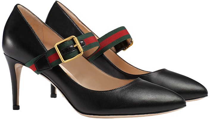 (W) Gucci Sylvie 'Kasut Tumit Tinggi Hitam' 475086-CQXS0-1060 Lookbook (W) Gucci Sylvie 'Kasut Tumit Tinggi Hitam' 475086-CQXS0-1060