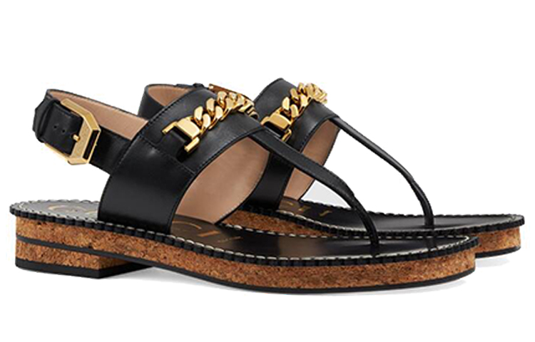 Order (W) Gucci Sylvie Rantai 'Hitam' 655558-A3N00-1000