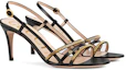 Order (W) Sandal Gucci Sylvie Chain 'High Heel Hitam' 659196C9D001000