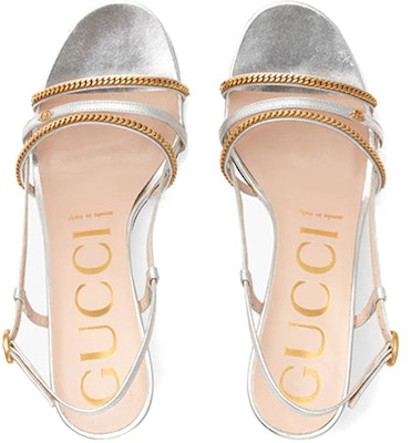 (W) 구찌 실비 체인 메탈릭 실버 (Gucci Sylvie Chain Metallic Silver) 659196-B8B00-8106 Lookbook (W) 구찌 실비 체인 메탈릭 실버 (Gucci Sylvie Chain Metallic Silver) 659196-B8B00-8106