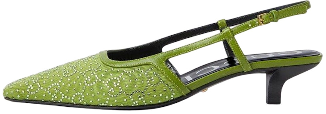 (W) Gucci绿色T字带高跟鞋 727432-9W840-3506 Buy (W) Gucci绿色T字带高跟鞋 727432-9W840-3506