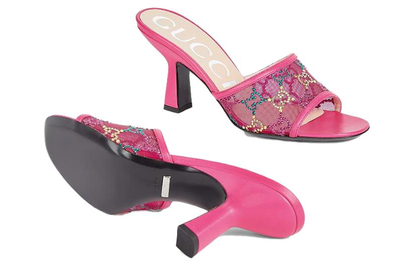 Shop (W) Sandal T-Strap Gucci 'Tren Fesyen Pink' 749723-FAB1M-5541