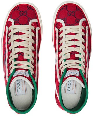 (Women) Gucci Tennis 1977 High '520 Red' 661390-2UZL0-6497 Lookbook (Women) Gucci Tennis 1977 High '520 Red' 661390-2UZL0-6497