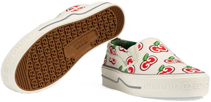 Purchase GUCCI古馳 Tennis 1977 蘋果印花 低筒 時尚板鞋 女款 白色