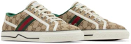 Cheap GUCCI 古馳 Tennis 1977系列 GG運動鞋 女款 黑木色#送禮推薦