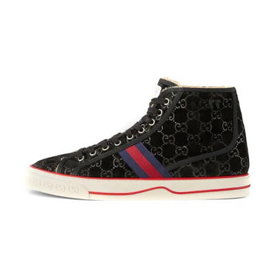 (W) Gucci Tennis 1977 'Black Suede'