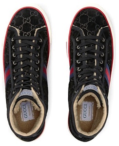 (W) Gucci Tennis 1977 'Suede Hitam' 649327-UJ510-1076 Shop (W) Gucci Tennis 1977 'Suede Hitam' 649327-UJ510-1076