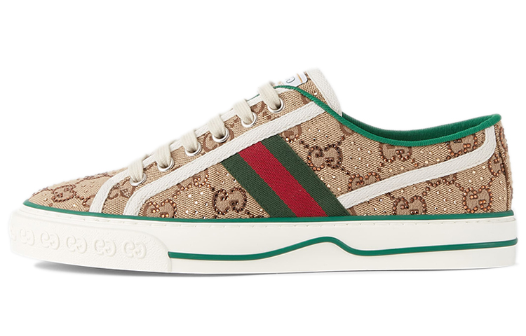 Buy (W) Gucci Tennis 1977 'Coklat Hijau' 677772-2UZ80-2584