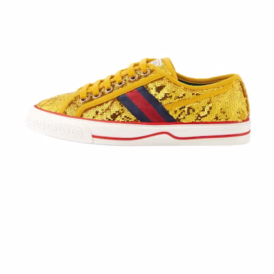 (W) Gucci Tennis 1977 'Gold Sequin Satin'