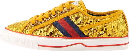 (Women) Gucci Tennis 1977 'Gold Sequin Satin' 646438-2MO10-8060 (Women) Gucci Tennis 1977 'Gold Sequin Satin' 646438-2MO10-8060