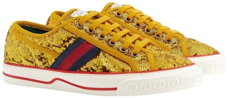 (W) Gucci Tennis 1977 'Emas Sequin Satin' 646438-2MO10-8060 Lookbook (W) Gucci Tennis 1977 'Emas Sequin Satin' 646438-2MO10-8060
