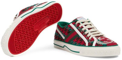 (W) Gucci Tennis 1977 'Motif Houndstooth' 645978-2KT30-8262 Details for (W) Gucci Tennis 1977 'Motif Houndstooth' 645978-2KT30-8262