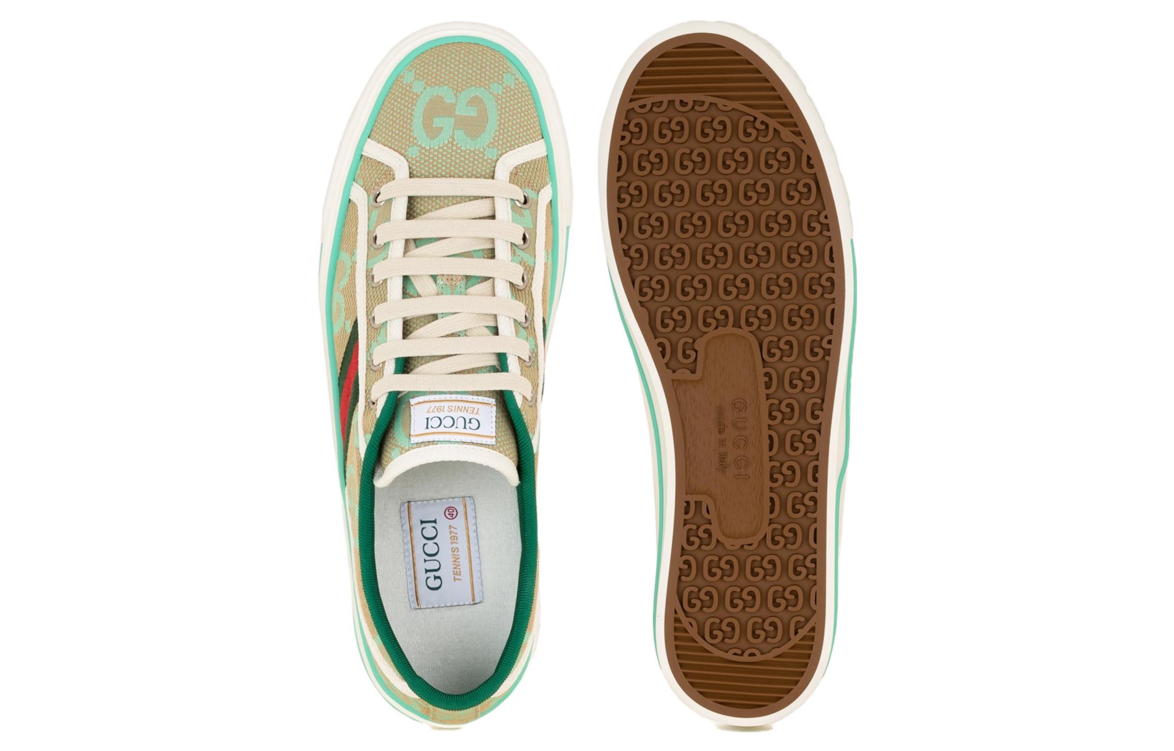 (W) Gucci Tennis 1977 'Interlocking G - Green' 圖 5