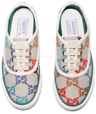 (Women) Gucci Tennis 1977 GG Embroidered Logo 'Grey Multicolor' 659950-UFT60-8469 Shop (Women) Gucci Tennis 1977 GG Embroidered Logo 'Grey Multicolor' 659950-UFT60-8469