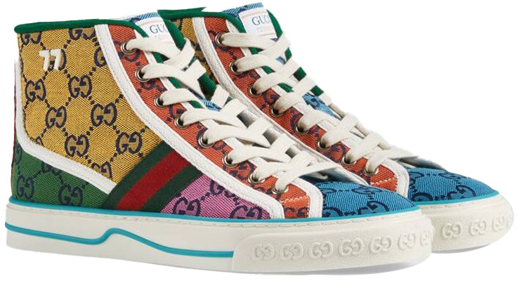(W) Gucci Tennis 1977 'Multicolor' Sepatu Sneakers 663679-2UZ60-4275 Order (W) Gucci Tennis 1977 'Multicolor' Sepatu Sneakers 663679-2UZ60-4275