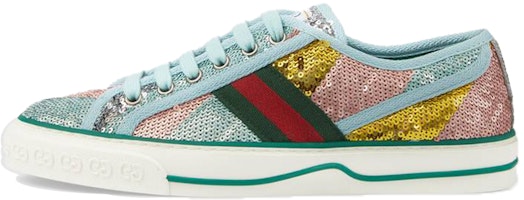 (Women) Gucci Tennis 1977 'Sequin - Multi' 652622-2MO10-8492 (Women) Gucci Tennis 1977 'Sequin - Multi' 652622-2MO10-8492