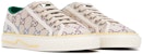 (W) Sneaker Rendah Gucci Tennis 1977 Kristal 'Putih Off' 732211-FABH3-9179