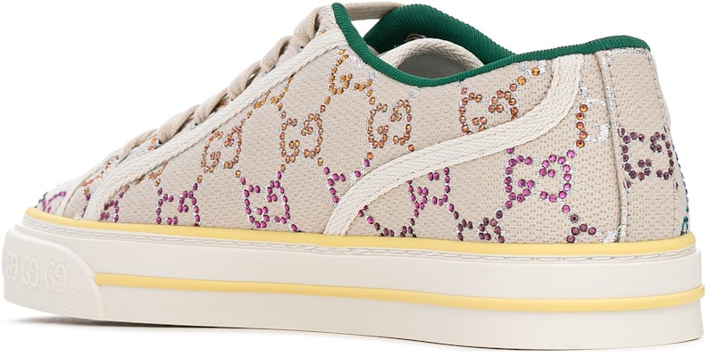 (Women) Gucci Tennis 1977 Low-Top Sneaker with crystals 'Off White' 732211-FABH3-9179 Shop (Women) Gucci Tennis 1977 Low-Top Sneaker with crystals 'Off White' 732211-FABH3-9179