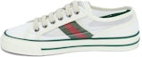 Buy (W) Gucci Tennis 1977 Kasut Rendah 'Putih Hijau' 663578-2UX10-9070
