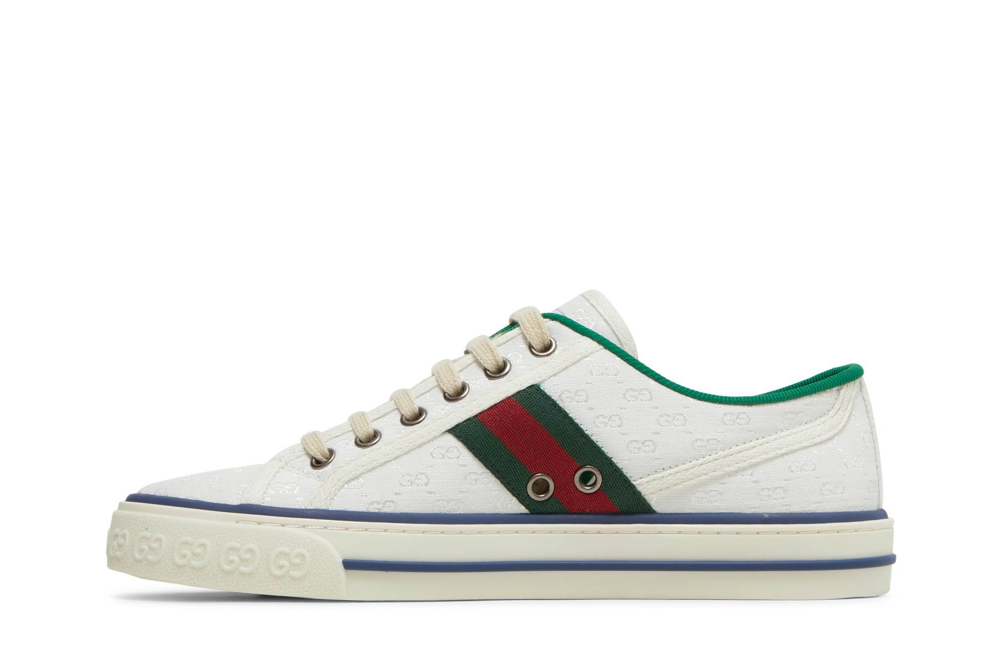 Lookbook GUCCI古馳 Tennis 1977 運動鞋 經典百搭 低筒 時髦板鞋 女款 白色