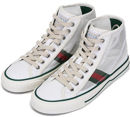 (Women) Gucci Tennis 1977 High 'White Green Red' 663579-2WB10-9070 Shop (Women) Gucci Tennis 1977 High 'White Green Red' 663579-2WB10-9070